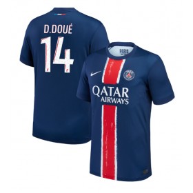 Paris Saint-Germain Desire Doue #14 Hemmakläder 2024-25 Kortärmad